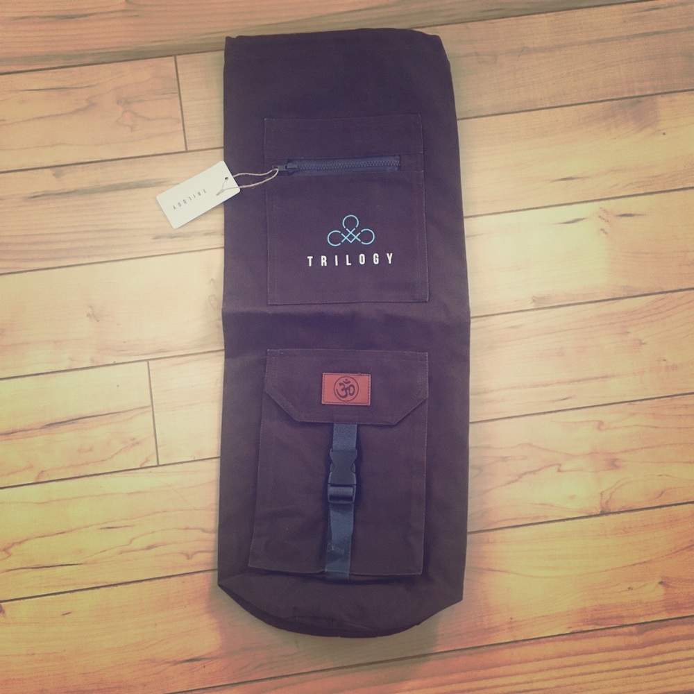 Trilogy yoga mat bag - yoga sac ~26x11”